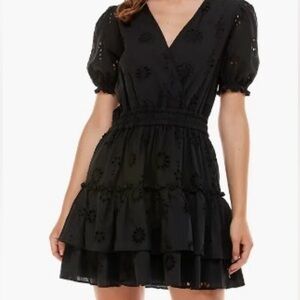Wayf Reese Faux Wrap Mini Dress